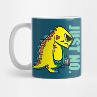 Godzilla needs to fuel-up with coffee Mug